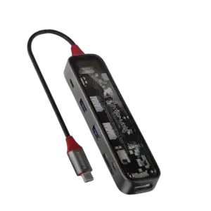 PROMATE 7-in-1 Slim USB-C Hub 100W Power Delivery Main